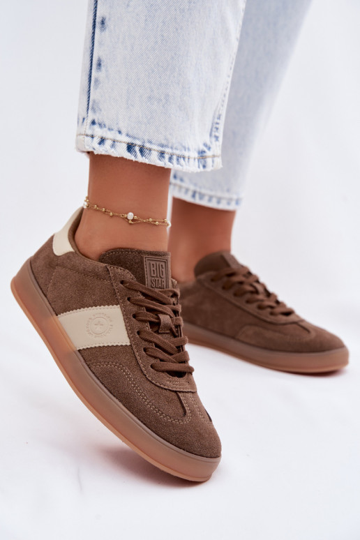 Sneakers modelio batai Moteriškas Big Star TT274116 rudos spalvos