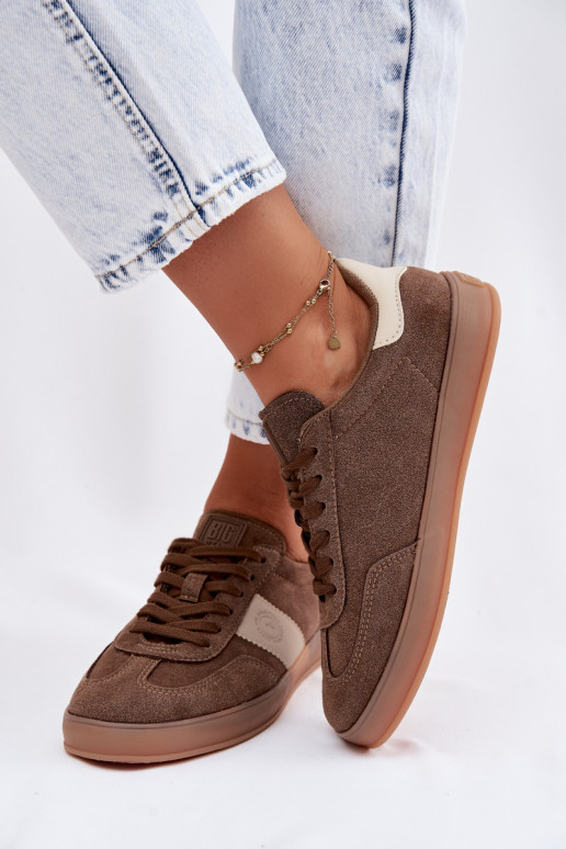 Sneakers modelio batai Moteriškas Big Star TT274116 rudos spalvos