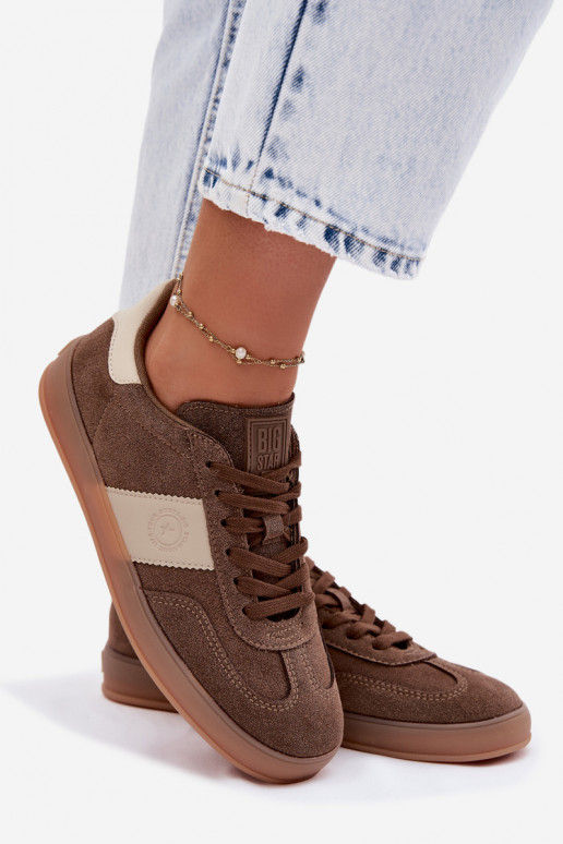 Sneakers modelio batai Moteriškas Big Star TT274116 rudos spalvos