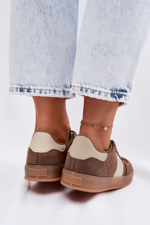 Sneakers modelio batai Moteriškas Big Star TT274116 rudos spalvos