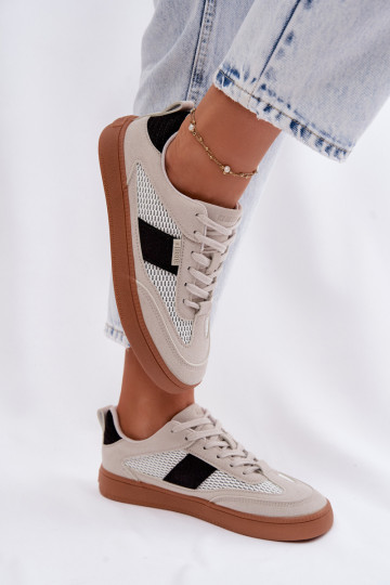 Sneakers modelio batai Moteriškas Big Star TT274758 pilkos spalvos