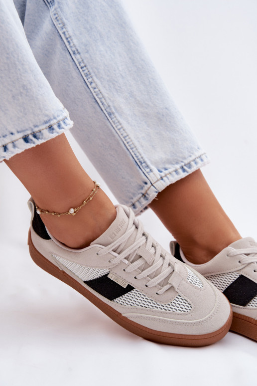 Sneakers modelio batai Moteriškas Big Star TT274758 pilkos spalvos