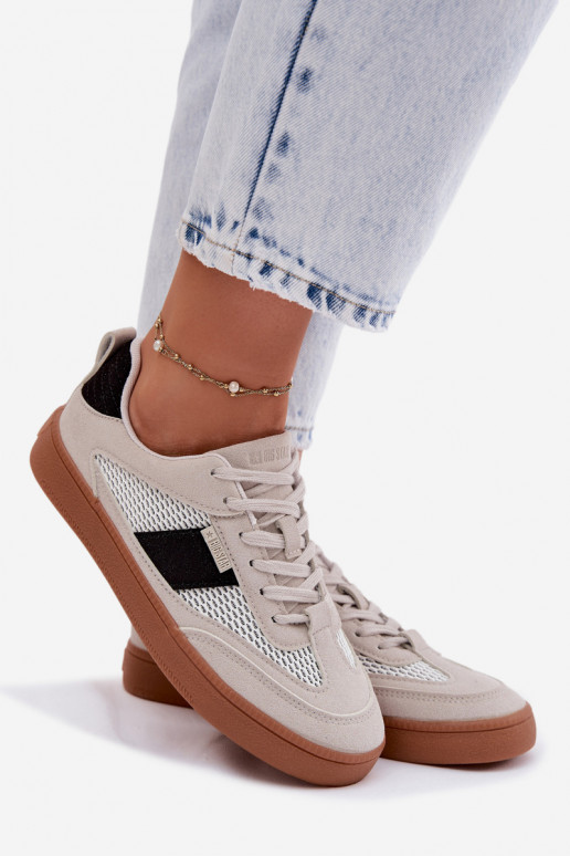 Sneakers modelio batai Moteriškas Big Star TT274758 pilkos spalvos