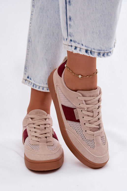 Sneakers modelio batai Moteriškas Big Star TT274760 rožinės spalvos