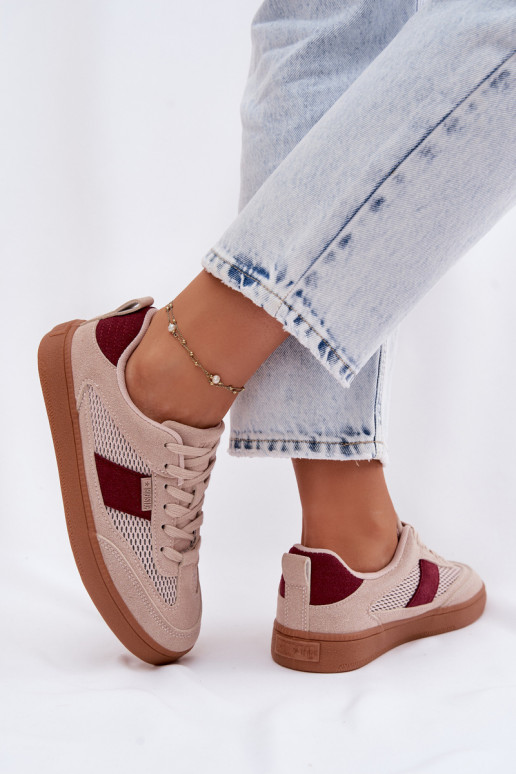 Sneakers modelio batai Moteriškas Big Star TT274760 rožinės spalvos