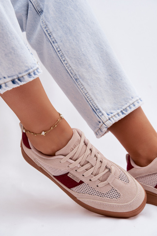 Sneakers modelio batai Moteriškas Big Star TT274760 rožinės spalvos