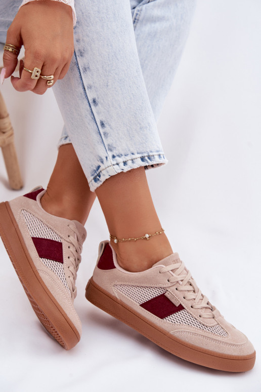 Sneakers modelio batai Moteriškas Big Star TT274760 rožinės spalvos