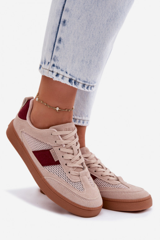 Sneakers modelio batai Moteriškas Big Star TT274760 rožinės spalvos