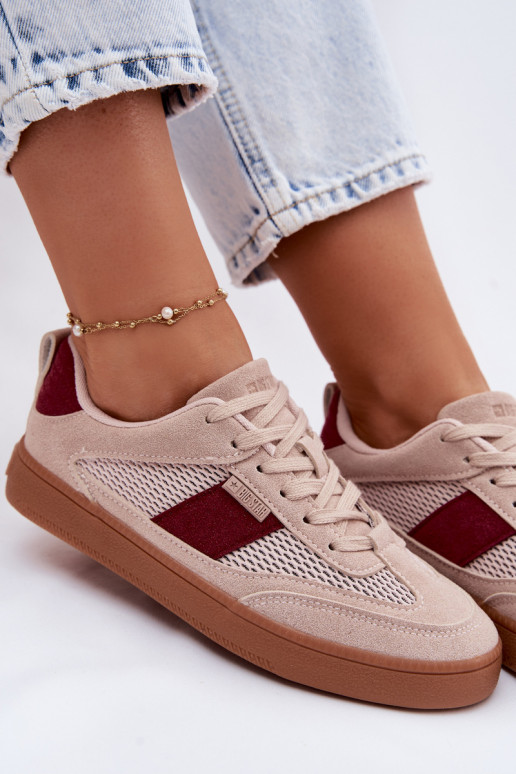 Sneakers modelio batai Moteriškas Big Star TT274760 rožinės spalvos