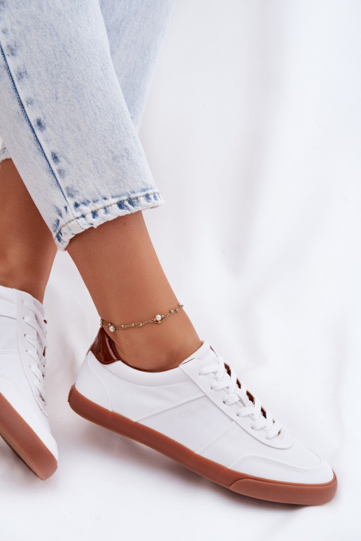 Sneakers modelio batai Moteriškas Big Star TT274366 baltos spalvos