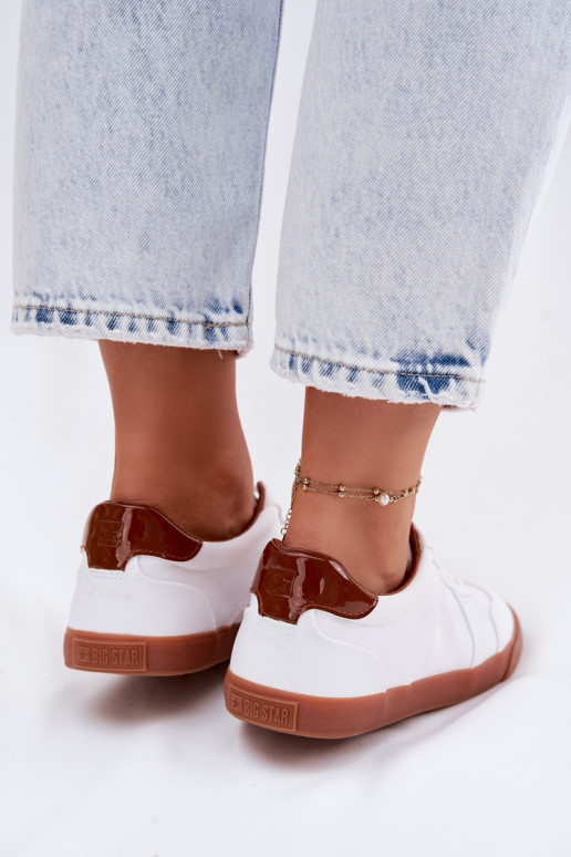 Sneakers modelio batai Moteriškas Big Star TT274366 baltos spalvos
