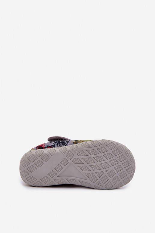 Šlepetės Milami Vaikiški su lipniais užsegimais pilkos spalvos Jasimrra