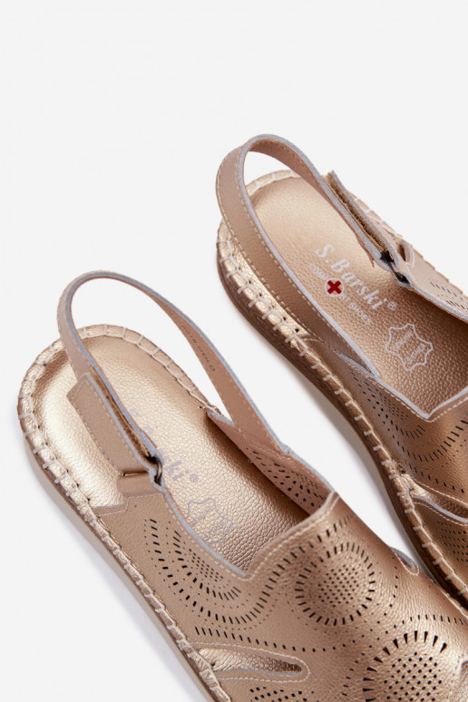 Oda Platforminės basutės S.Barski GR61-5916 aukso spalvos