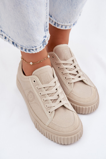 Žemas Laisvalaikio bateliai Big Star TT274106 smėlio spalvos