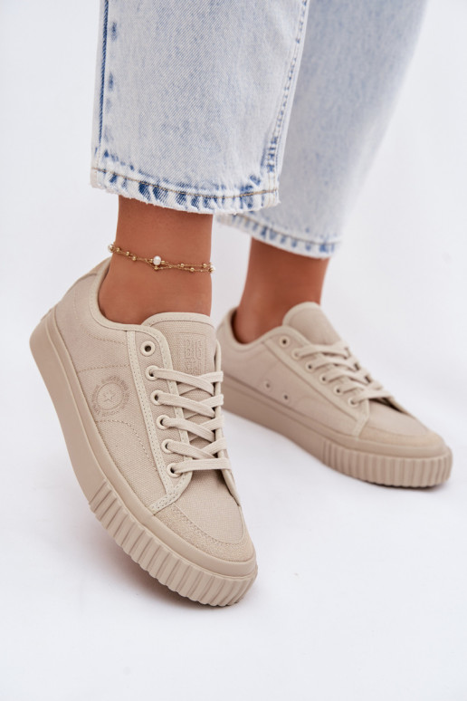 Žemas Laisvalaikio bateliai Big Star TT274106 smėlio spalvos