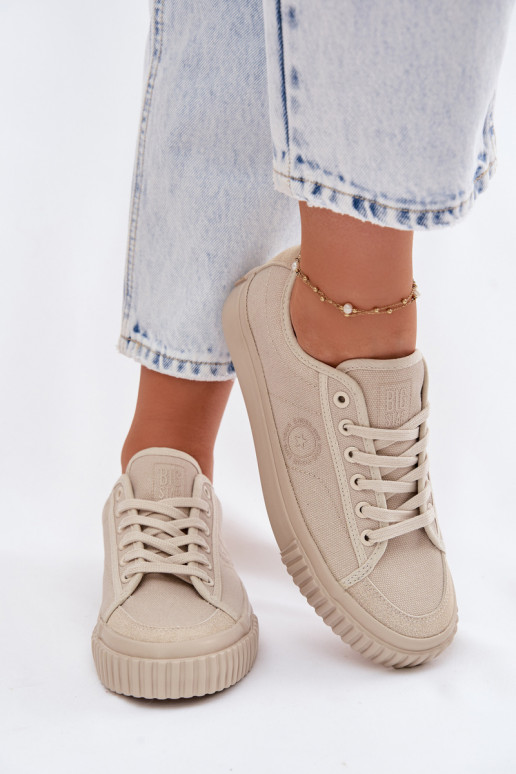 Žemas Laisvalaikio bateliai Big Star TT274106 smėlio spalvos