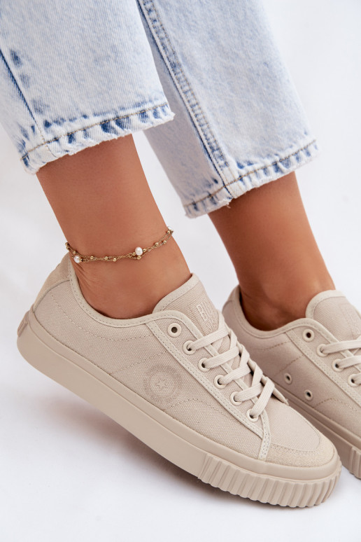 Žemas Laisvalaikio bateliai Big Star TT274106 smėlio spalvos