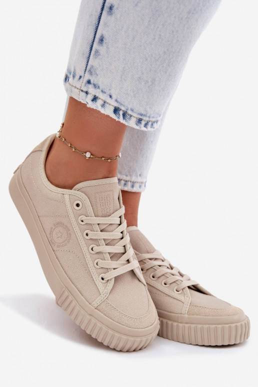 Žemas Laisvalaikio bateliai Big Star TT274106 smėlio spalvos