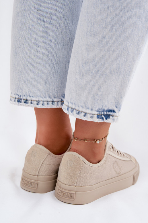 Žemas Laisvalaikio bateliai Big Star TT274106 smėlio spalvos