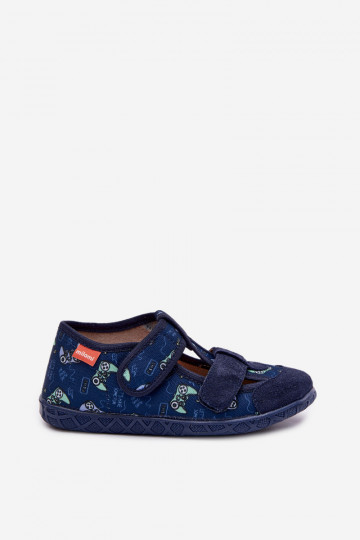 Berniukų šlepetės Milami tamsiai mėlynos spalvos Reathiana 2