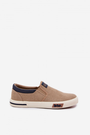 Vyriški laisvalaikio sportbačiai Lee Cooper LCIN-26-02-4089 Slip On smėlio spalvos 2