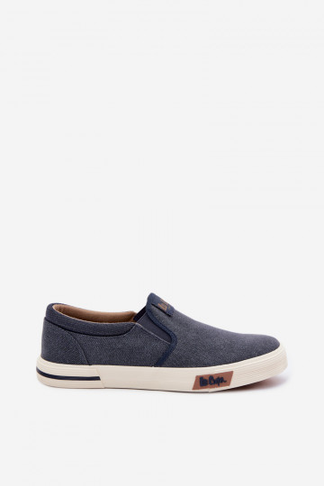 Vyriški laisvalaikio sportbačiai Lee Cooper LCIN-26-02-4088 Slip On tamsiai mėlynos spalvos