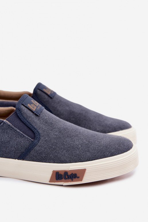 Sportbačiai Vyriški laisvalaikio batai Slip On Lee Cooper LCIN-26-02-4088 tamsiai mėlynos spalvos