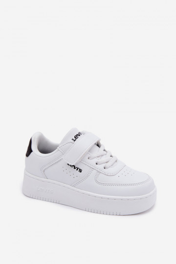 Vaikiški sportiniai batai LEVI'S NEIN UNION BOLD VUNB0001S su lipniais užsegimais baltos spalvos