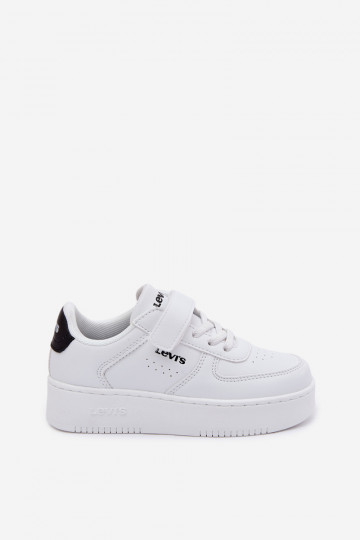 Vaikiški sportiniai batai LEVI'S NEIN UNION BOLD VUNB0001S su lipniais užsegimais baltos spalvos 2