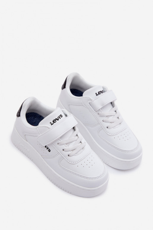 Sneakers modelio batai Vaikiški su lipniais užsegimais LEVI'S NEIN UNION BOLD VUNB0001S baltos spalvos