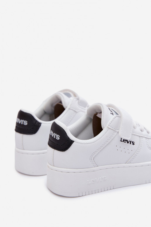 Sneakers modelio batai Vaikiški su lipniais užsegimais LEVI'S NEIN UNION BOLD VUNB0001S baltos spalvos