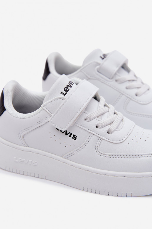 Sneakers modelio batai Vaikiški su lipniais užsegimais LEVI'S NEIN UNION BOLD VUNB0001S baltos spalvos