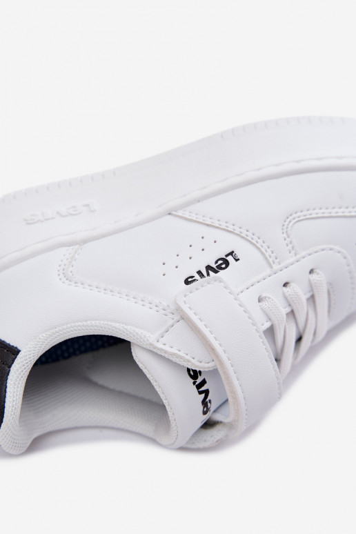 Sneakers modelio batai Vaikiški su lipniais užsegimais LEVI'S NEIN UNION BOLD VUNB0001S baltos spalvos