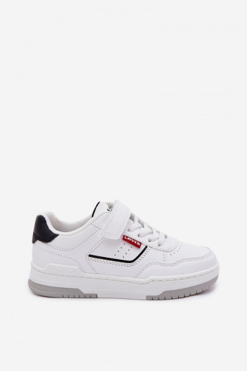 Vaikiški sportiniai batai LEVI'S JOHN SE VJOH0012S su lipniais užsegimais baltos spalvos 2