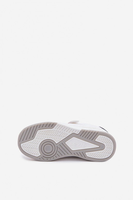 Sneakers modelio batai Vaikiški su lipniais užsegimais LEVI'S JOHN SE VJOH0012S baltos spalvos