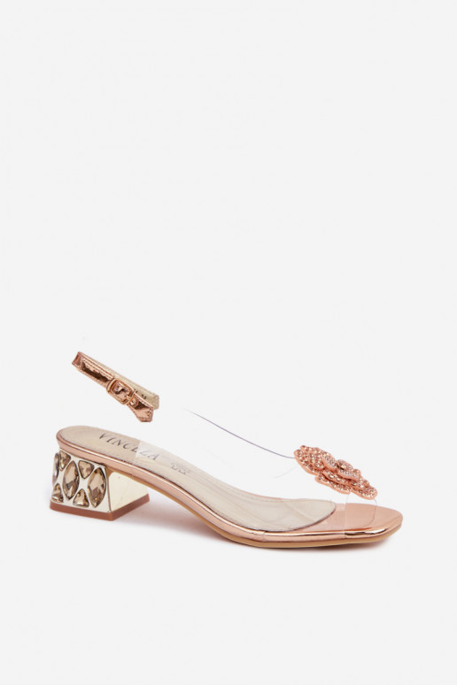 basutės Perregimi Klocke su spindinčiomis akutėmis I su gėlytėmisem Vinceza 70122 Szampańskie