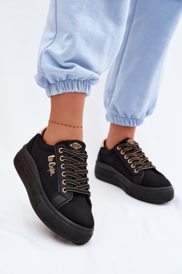 Laisvalaikio bateliai su platforma Lee Cooper LCIN-26-44-4476 juodos spalvos