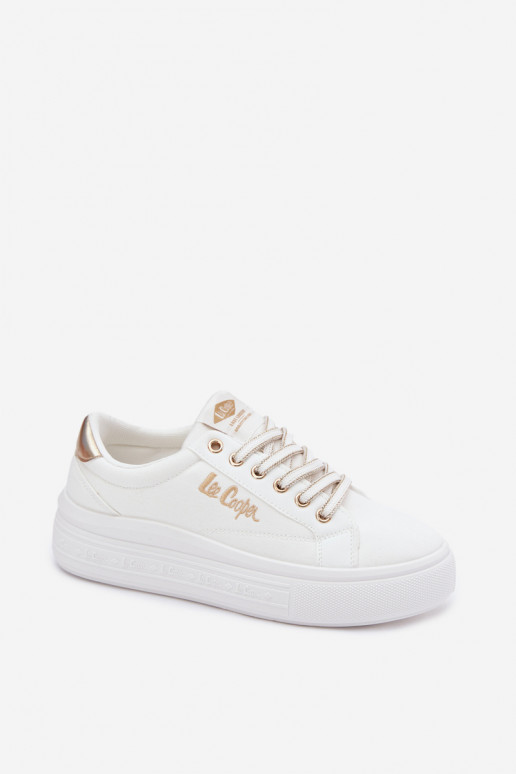 Laisvalaikio bateliai su platforma Lee Cooper LCIN-26-44-4478 baltos spalvos