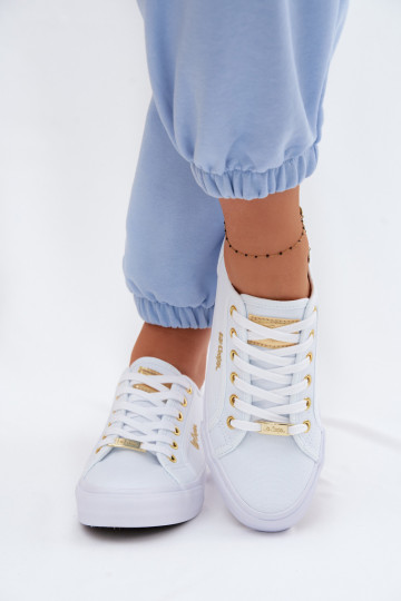 Laisvalaikio bateliai Lee Cooper LCIN-26-02-4074 baltos spalvos