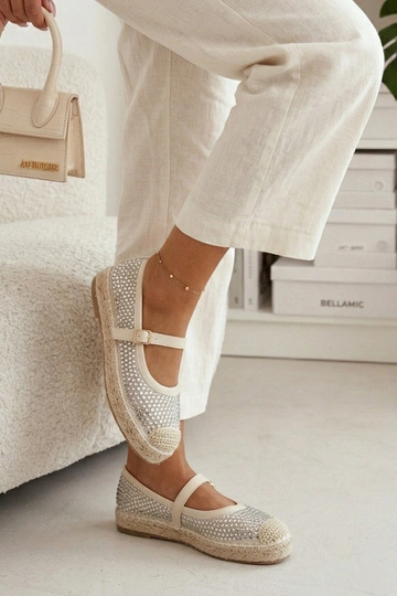 Smėlio spalvos espadrilės... 2