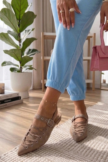 Karamelės spalvos balerinų... 2