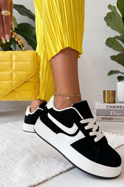 Juodi sportbačiai su platforma...