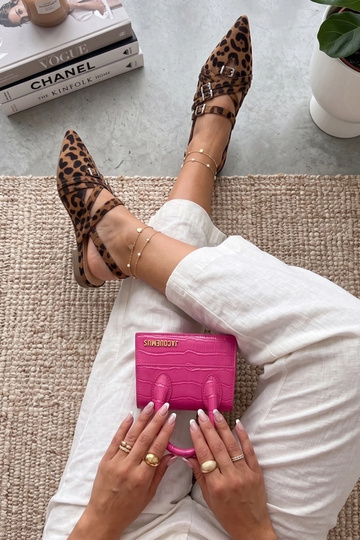 Panterės rašto balerinės su... 2