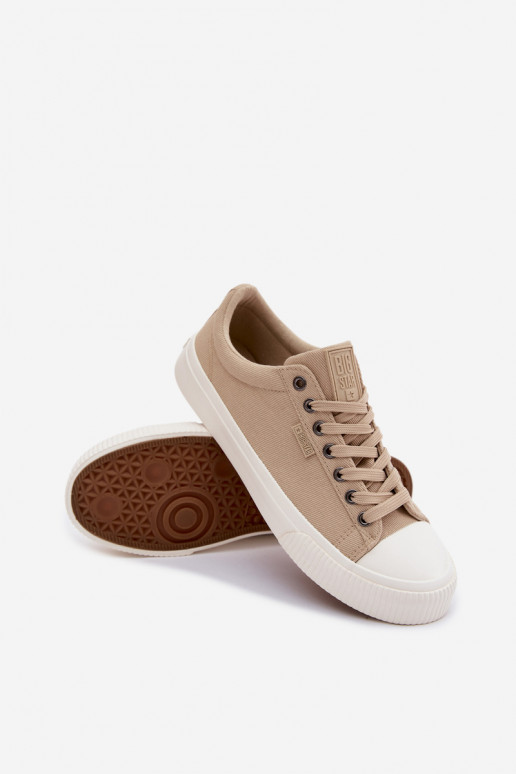 Vyrų žemi laisvalaikio batai smėlio spalvos