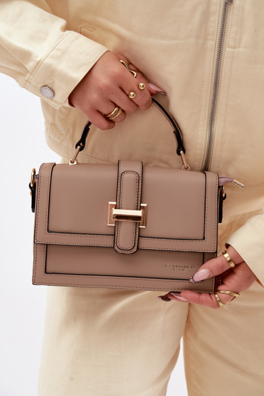 Rankinė Paštininkė Tamsussmėlio spalvos Nelsera