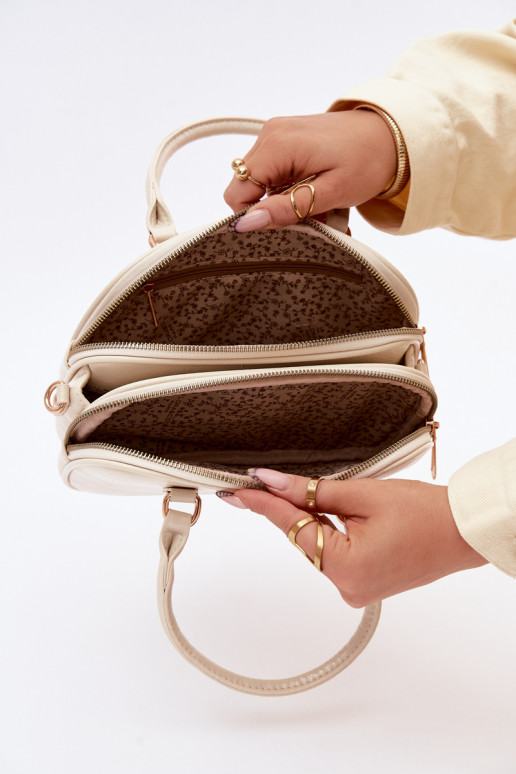 Rankinė Typu Bagažinė Tai turiža iš eko odos Ryškiaismėlio spalvos Soraya