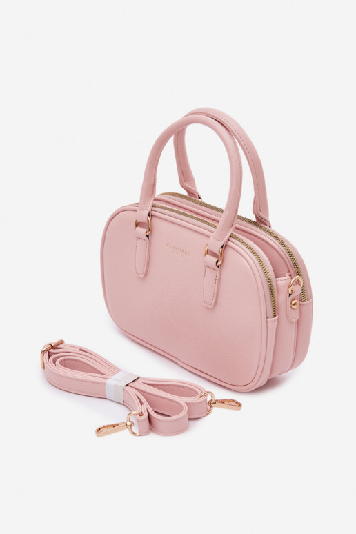 Rankinė Typu Bagažinė Tai turiža iš eko odos rožinė Soraya