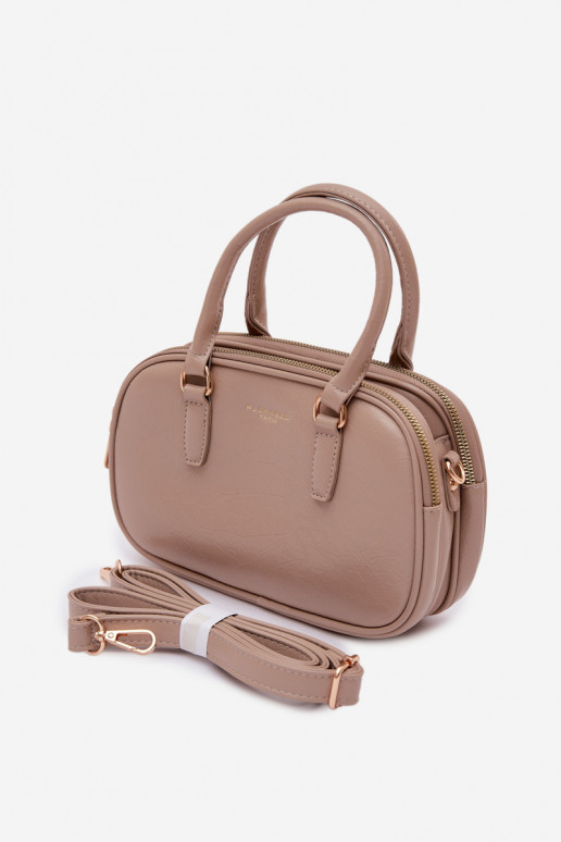 Rankinė Typu Bagažinė Tai turiža iš eko odos Tamsussmėlio spalvos Soraya