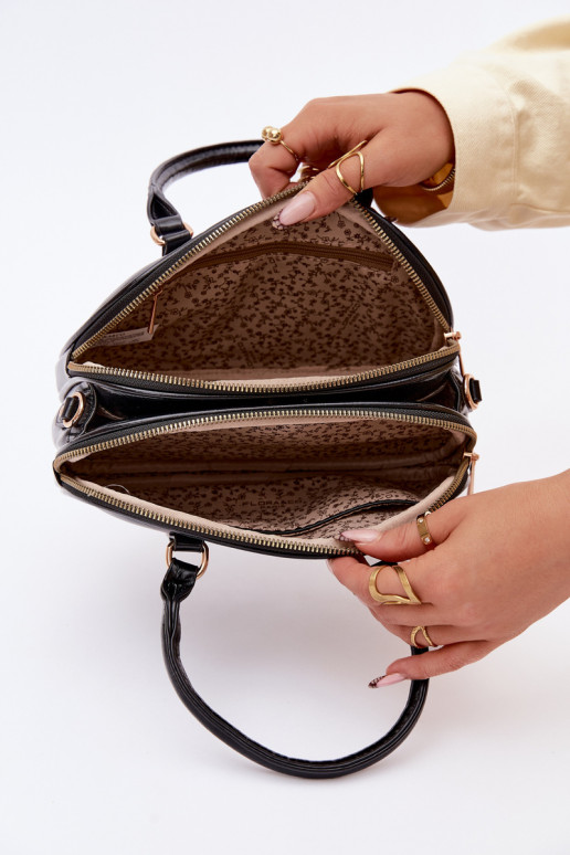 Rankinė Typu Bagažinė Tai turiža iš eko odos juoda Soraya