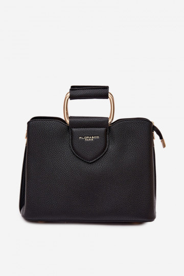 Rankinė Bagažinė Tai turiža iš eko odos juoda Lorielle